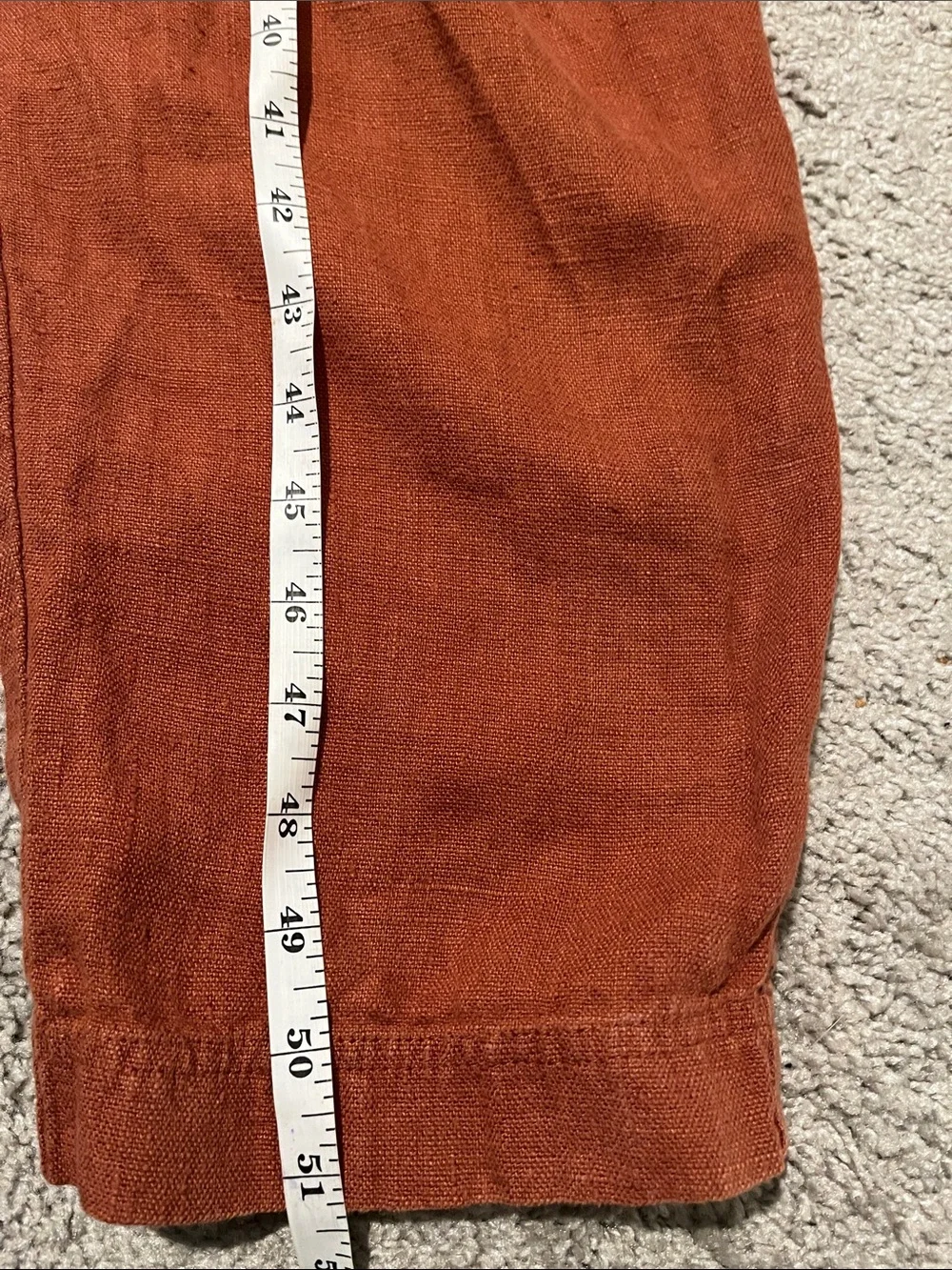 Not Perfect Linen Everest 100% Linen Jumpsuit Coastal Bohemian Minimalist - Picture 12 of 14
